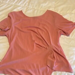 Chic Mauve Short Sleeve Top